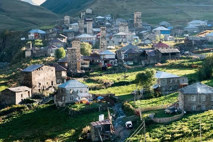 Caucasus Guesthouse Uschguli Exterior foto